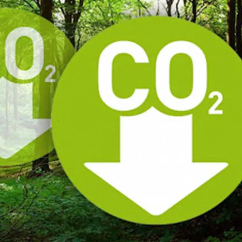 close up of CO2