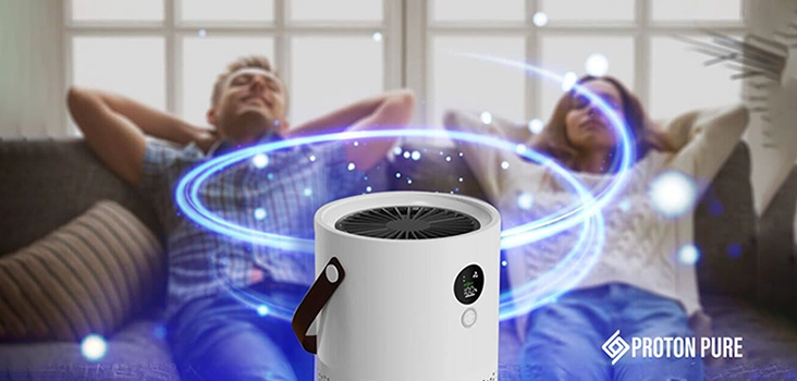 a couple feeling comfortable thanks to proton pure